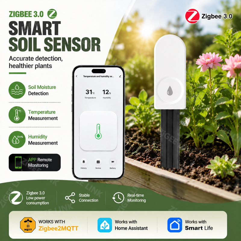 Tissue Culture Plant - Zigbee3.0 Wireless Soil Tester Soil Moisture