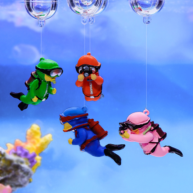Fish Tank Diver Ornaments Land - Aquarium Plant Rings recension och pris