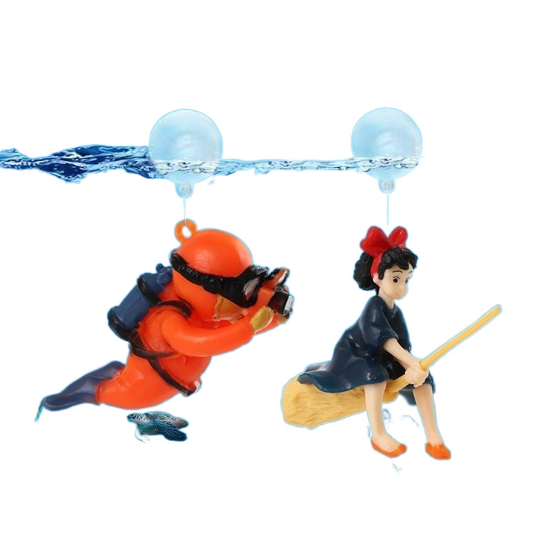 Fish Tank Diver Ornaments Land - Aquarium Plant Rings recension och pris