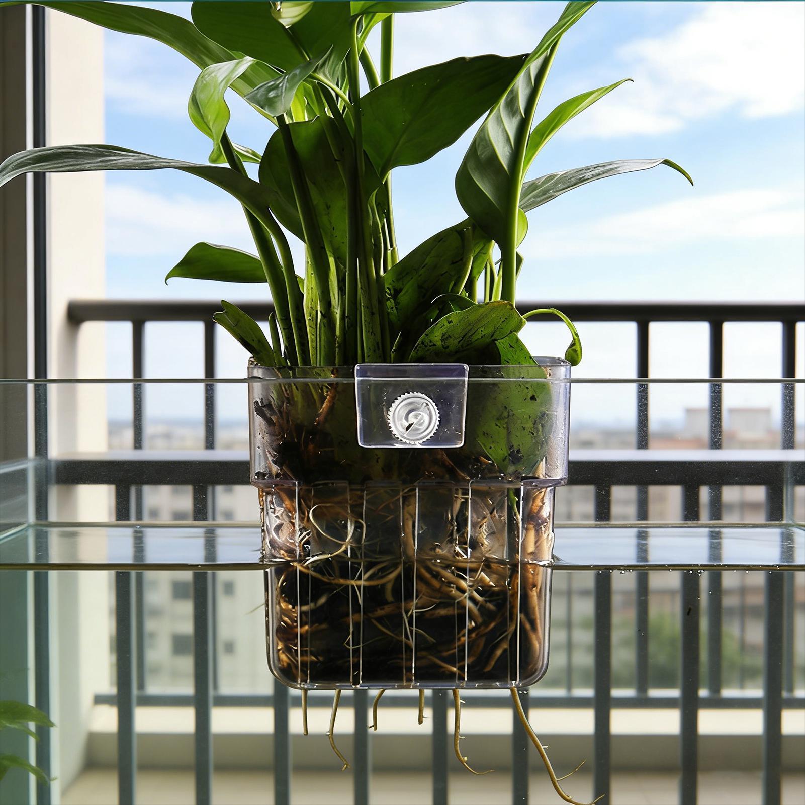 Transparent Hangable Aquarium  - Aquarium Plant Rings recension och pris