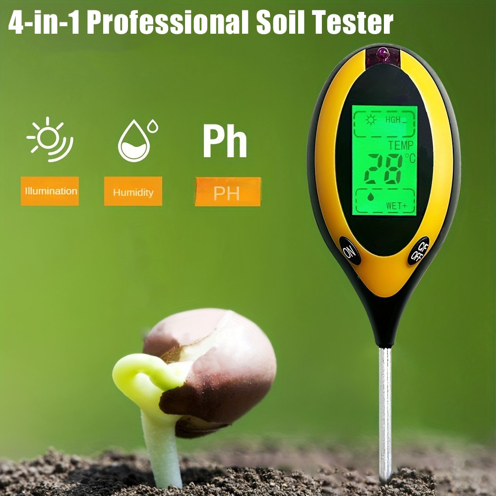 Soil PH Tester 4 in 1 PH Soil  - Tissue Culture Plant recension och pris