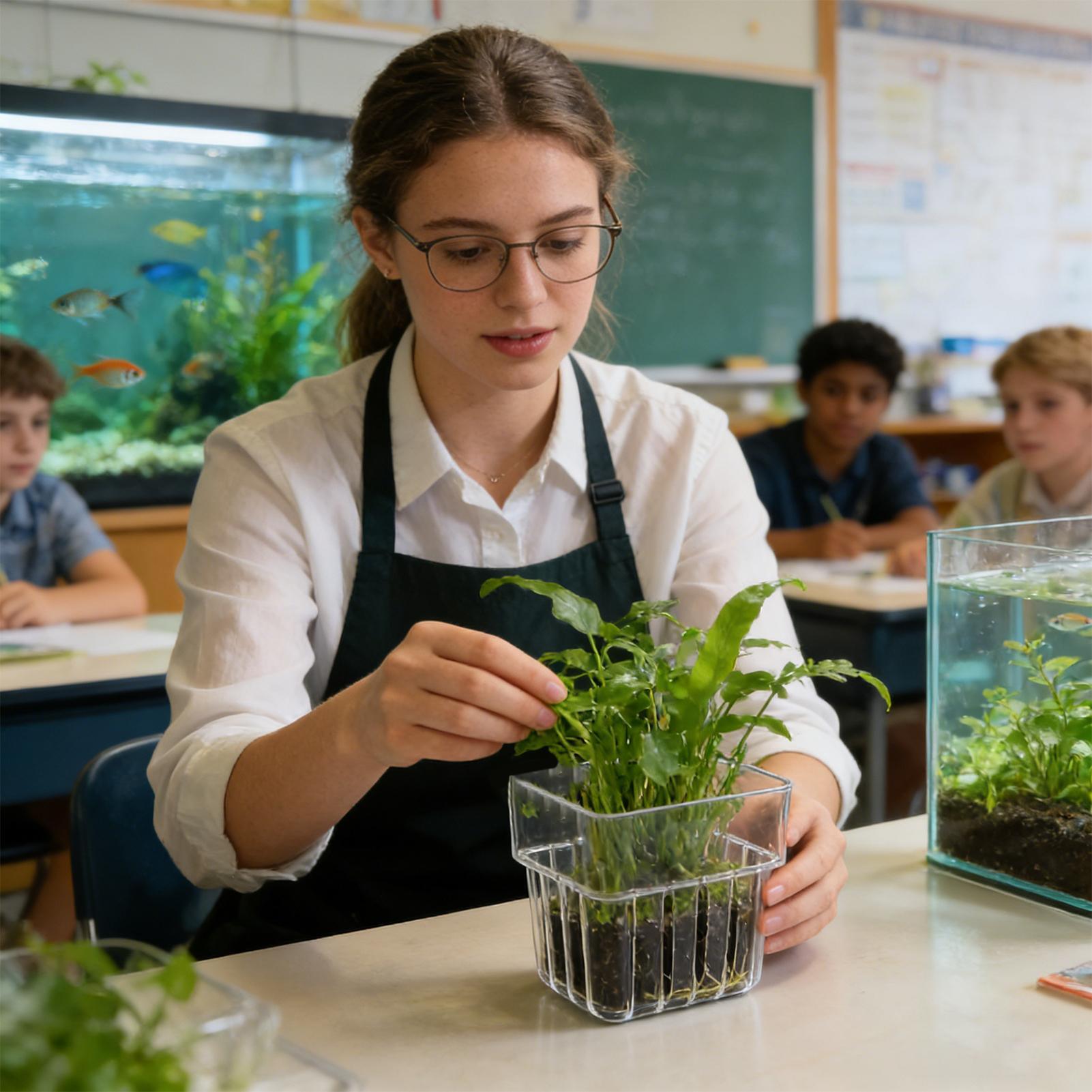 Transparent Hangable Aquarium  - Aquarium Plant Rings recension och pris