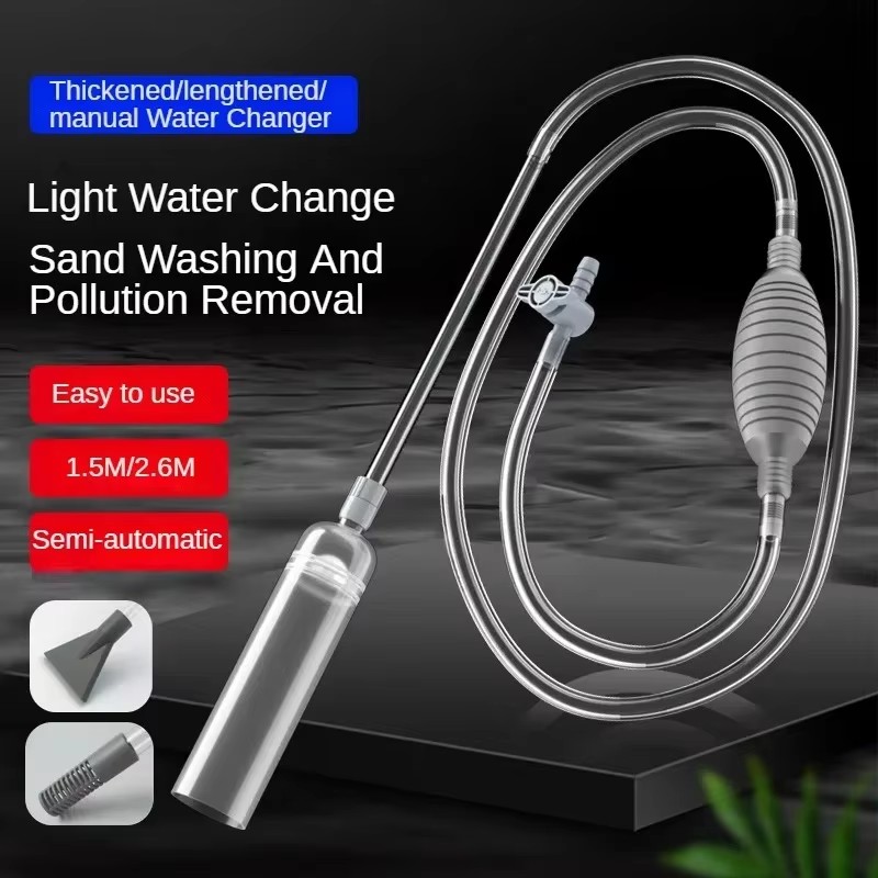 Fish Tank Siphon Vacuum Gravel - Aquarium Plant Glue Gel recension och pris