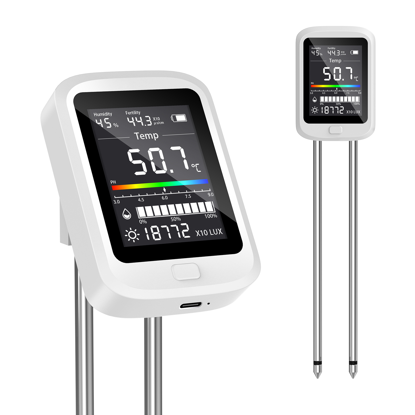 6-in-1 Soil Moisture Meter, Hy - Tissue Culture Plant recension och pris