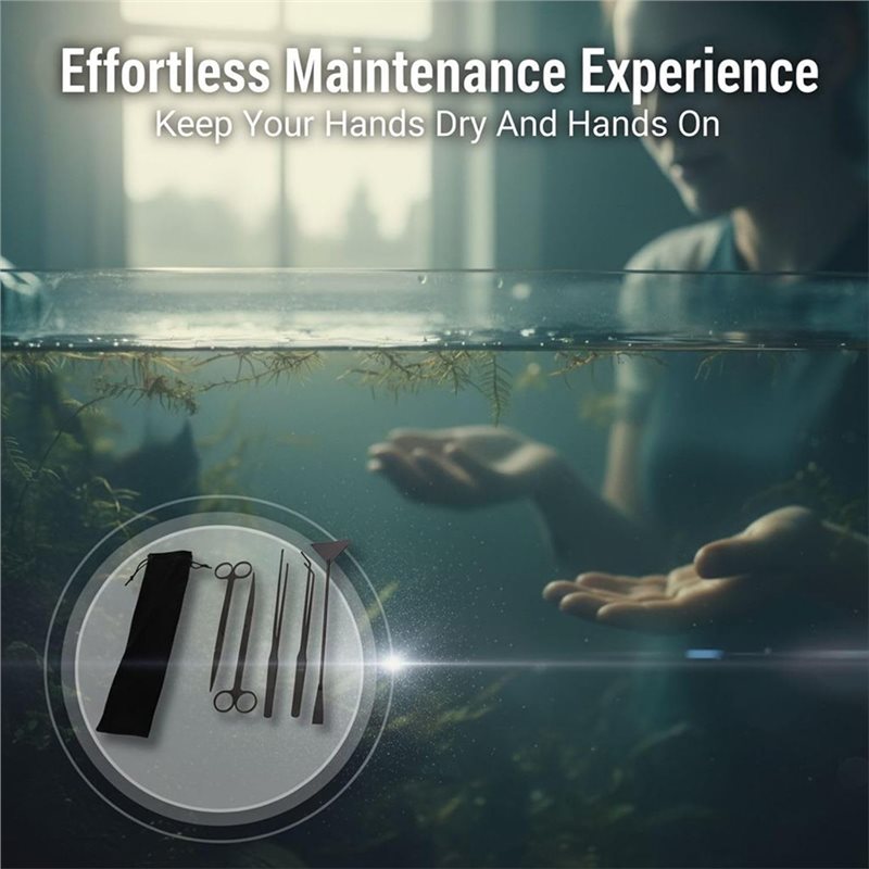 IALJ-Long Black Stainless Stee - Aquarium Planted Sand recension och pris